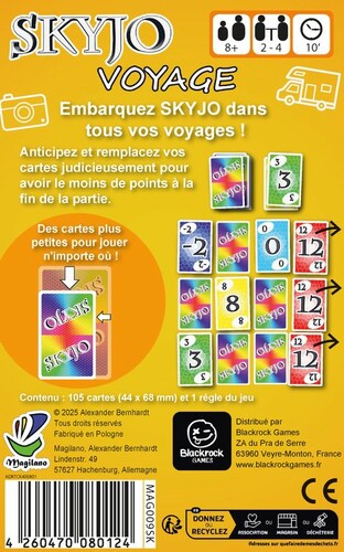 Black Rock Editions Skyjo Voyage (fr) 4260470080124