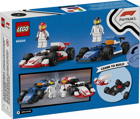 LEGO LEGO 60464 Voitures de course de F1® Williams Racing et Haas F1® 673419403672