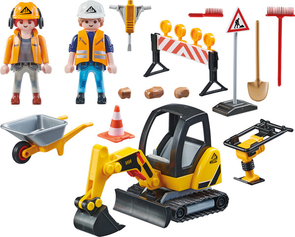 Playmobil Playmobil 71045 Ouvrier de voirie 4008789710451