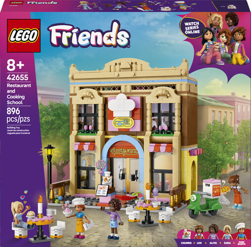 LEGO LEGO 42655 Le restaurant et l’école de cuisine 673419404525