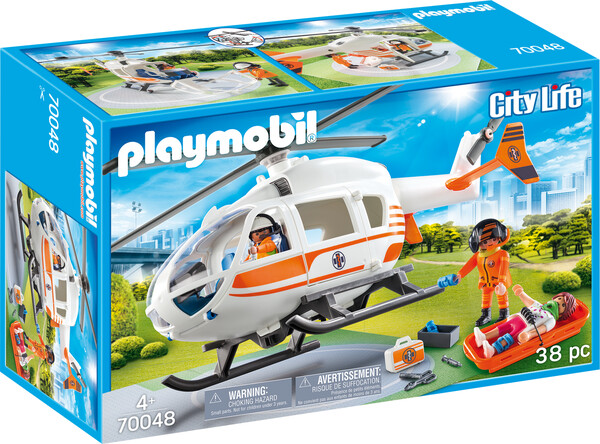 Playmobil Playmobil 70048 Hélicoptère de secours 4008789700483