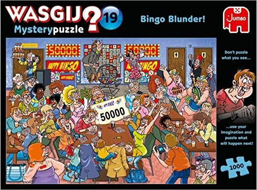 Jumbo Casse-tête 1000 Wasgij Mystery #19 - Bingo à tire-larigot 8710126191828