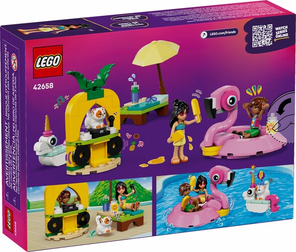 LEGO LEGO 42658 Fête dans la piscine avec les bouées licorne et flamant rose 673419404549