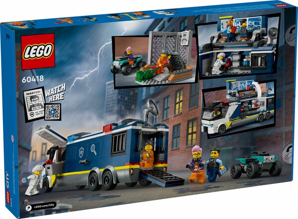 LEGO LEGO 60418 Le laboratoire de police scientifique mobile 673419388931