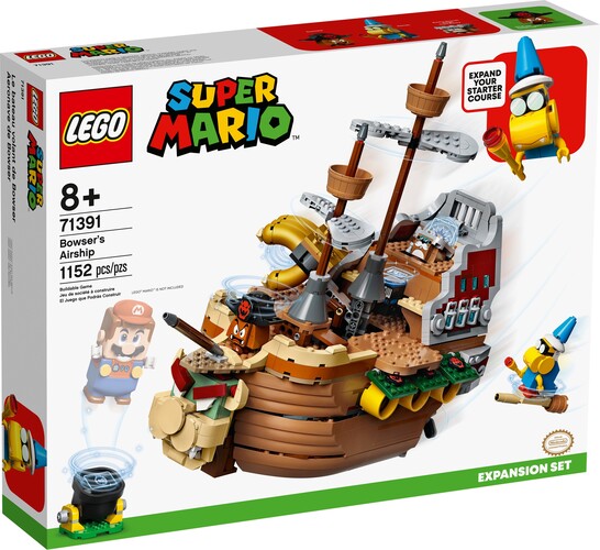 LEGO LEGO 71391 Super Mario - Ensemble d'extension Le bateau volant de Bowser 673419340045