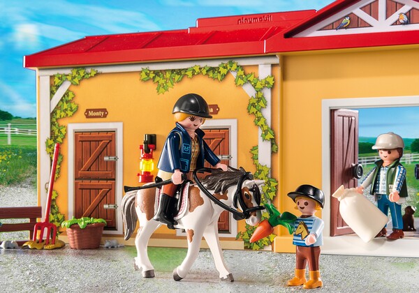 Playmobil Playmobil 5348 Écurie transportable (nouveau 5671) (jan 2015) 4008789053480