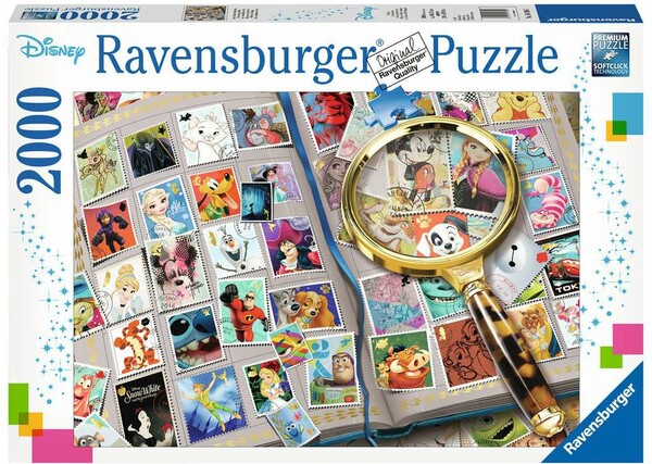 Ravensburger Casse-tête 2000 Disney Mes Timbres Préférés Personnages De Disney 4005556167067