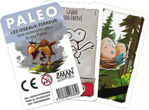 Z-Man Games Paleo (fr) ext les oiseaux-terreur 3558380093916