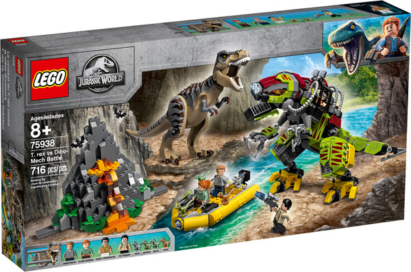 LEGO LEGO 75938 Jurassic World Le combat du tyrannosaure T. rex contre le robot dinosaure 673419313681
