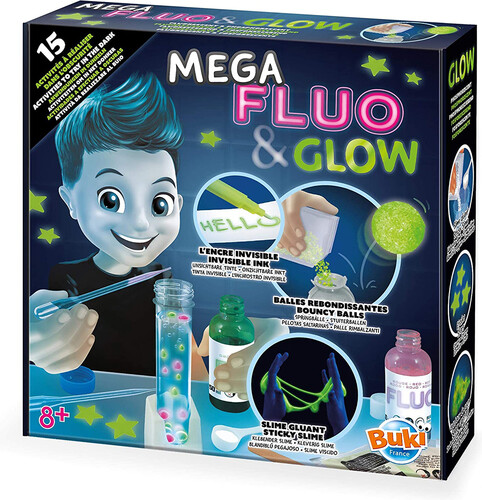 Buki Buki science - mega fluo & glow 15 activités 3700802102854