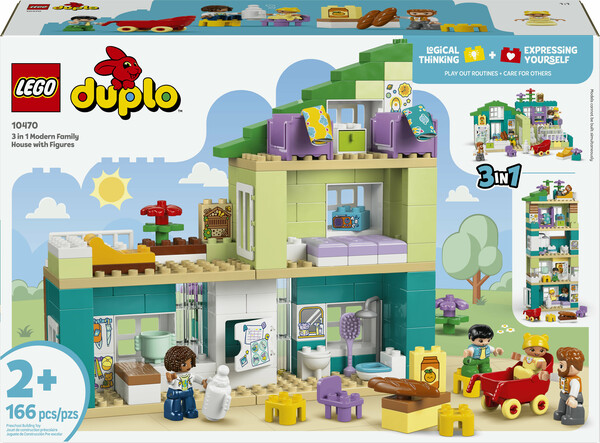 LEGO LEGO 10470 3 in 1 Modern Family House with Figures 673419420693