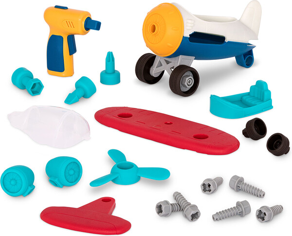 Battat battat - wonder wheels avion démontable 062243413009