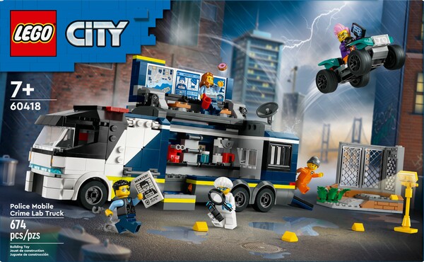 LEGO LEGO 60418 Le laboratoire de police scientifique mobile 673419388931
