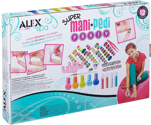Alex Toys Super ensemble de party de manicure & pedicure 731346912619