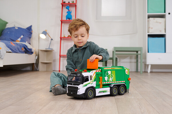 Dickie Toys dickie - camion à ordures géant son et lumière55 cm 4006333093548