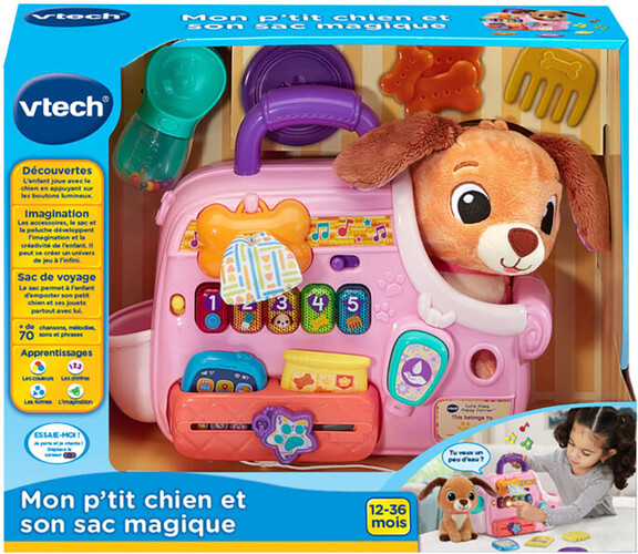 VTech Vtech - Mon p'tit chien et son sac magique (fr) 3417765606052