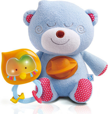 B kids Ourson en peluche sons et lumières jour et nuit 021105039702