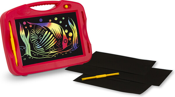 Melissa & Doug Cartes à gratter Scratch Art boîte lumineuse portable pour dessins (cartes à gratter) Melissa & Doug 5897 000772158978