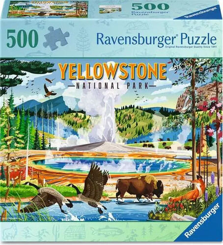 Ravensburger casse-tête Casse-tête 500 Parc national de Yellowstone 4005555017202