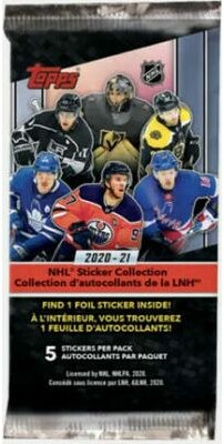 Topps TOPPS Collection d'autocollants de la LNH 20/21 887521094349