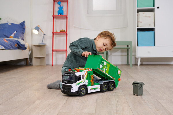 Dickie Toys dickie - camion à ordures géant son et lumière55 cm 4006333093548