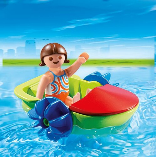 Playmobil Playmobil 6675 Enfant avec bateau à pédales (mai 2016) 4008789066756