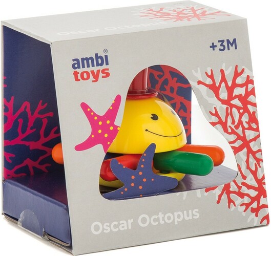 Ambi Toys Oscar la pieuvre, hochet et dentition 5011979572837