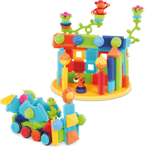 B. Brand Bristle Blocks - Seau aventure à la jungle 128 pièces 062243253711