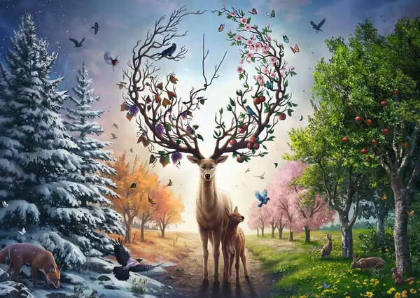 Ravensburger casse-tête Casse-tête 1000 Pzerf fil des saisons 4005555010883