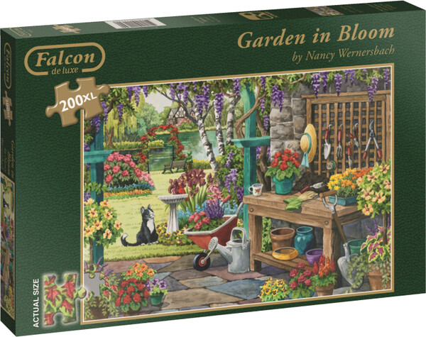 Falcon de luxe Casse-tête 200 XXL Jardin en fleur (Garden in Bloom) 8710126111390