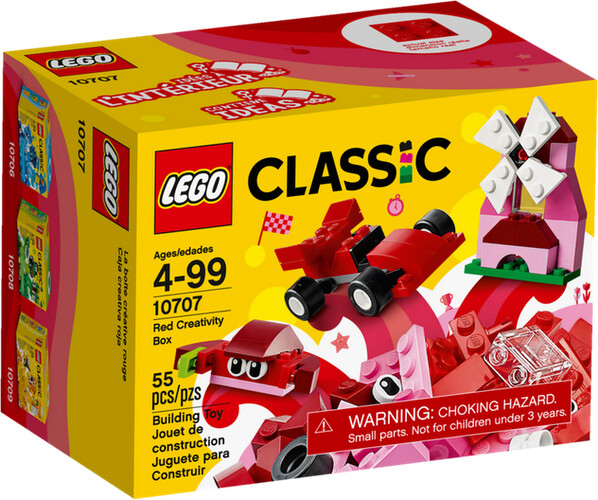 LEGO LEGO 10707 Classique Boîte de construction rouge 673419267397