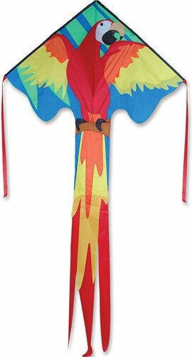 Premier Kites Cerf-volant monocorde large facile à voler perroquet ara 46'' x 90'' 630104442682