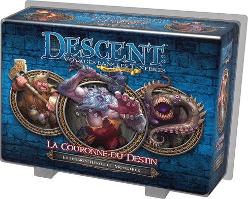 Fantasy Flight Games Descent (fr) ext La Couronne du Destin, héros & monstres 8435407603585