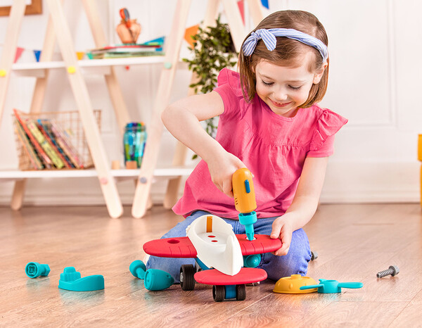 Battat battat - wonder wheels avion démontable 062243413009