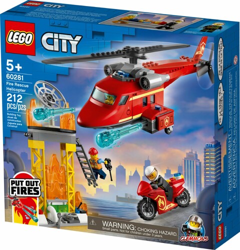 LEGO LEGO 60281 L’hélicoptère de secours des pompiers 673419338547