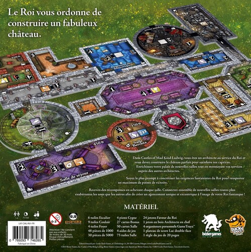 Lucky Duck Games Castles of Mad King Ludwig (fr) Base 769293746285