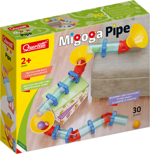 Quercetti Marble run Migoga pipe 30 pieces 06495 (fr/en) (parcours de billes) 8007905064955