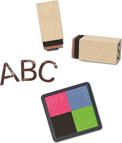 Créa Lign' Tampons - Coffret Mini Alphabet & Chiffres 3760119713594