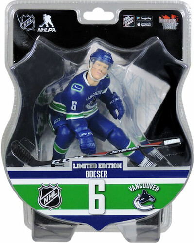 NHL Hockey Figurine LNH 6'' Brock Boeser - Canucks de Vancouver (no 6) 672781306802
