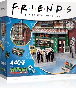 Wrebbit Casse-tête 3D Friends - central park (440pcs) 665541010156