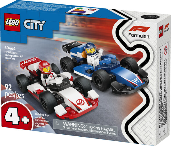LEGO LEGO 60464 Voitures de course de F1® Williams Racing et Haas F1® 673419403672