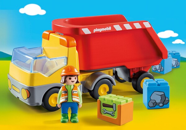 Playmobil Playmobil 70126 1.2.3 Camion benne 4008789701268