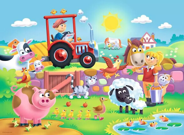 Ravensburger casse-tête Casse-tête 16 Plancher Fun on the Farm 4005555040668