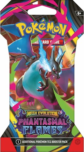 Pokémon Pokemon Mega Evolution 2 - phantasmal flames - booster Sleeved 196214126503