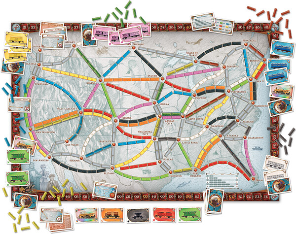 Days of Wonder Ticket to Ride (en) base USA (Aventuriers du rail) 824968717912