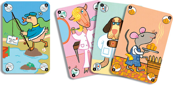 Djeco Happy family (fr/en) jeu de 7 familles 3070900051157