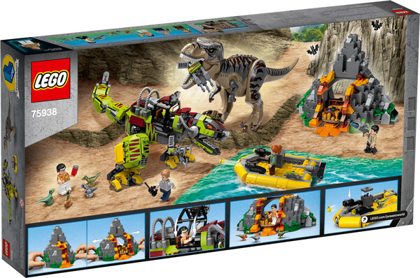 LEGO LEGO 75938 Jurassic World Le combat du tyrannosaure T. rex contre le robot dinosaure 673419313681