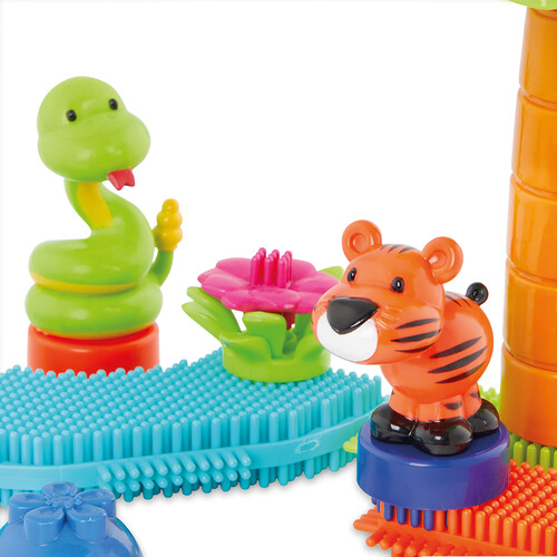 B. Brand Bristle Blocks - Seau aventure à la jungle 128 pièces 062243253711