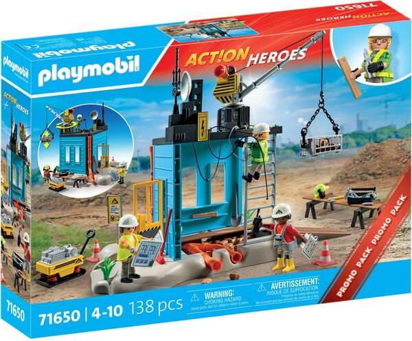 Playmobil Playmobil 71650 Chantier construction 4008789716507