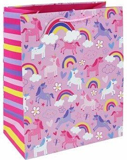 Lamarche Importation Sac cadeau Arc-en-ciel large 26,5 x 14 x 33 cm 5033601021803